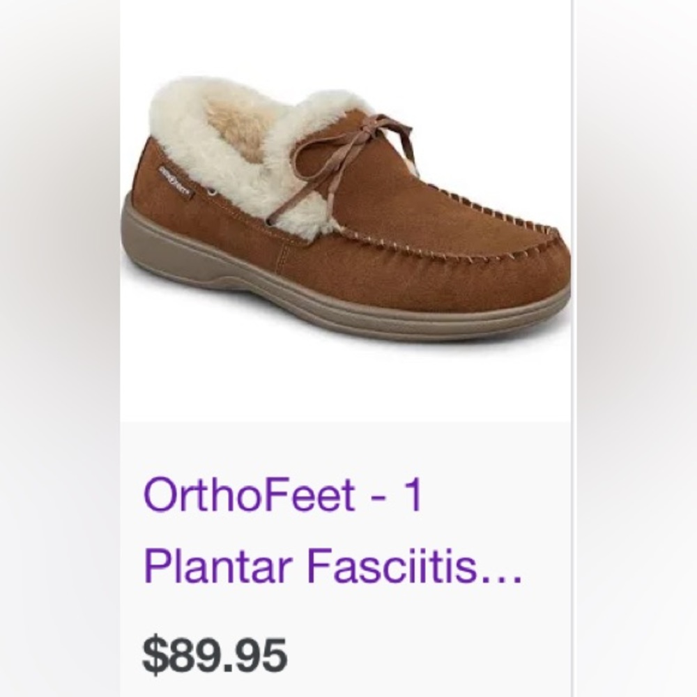 Orthofeet slippers 13” length